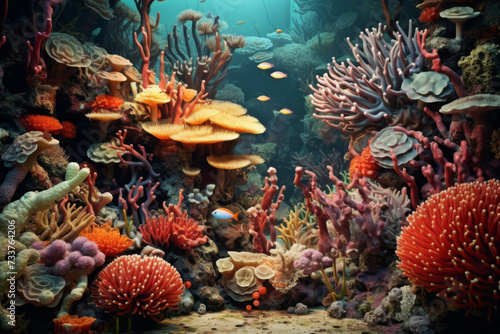 Coral Reef and Tropical Fish