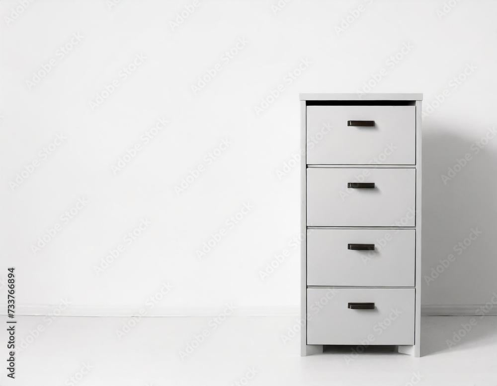 Filing cabinet on white background. office equipment. Filing cabinet on white background. office equipment.