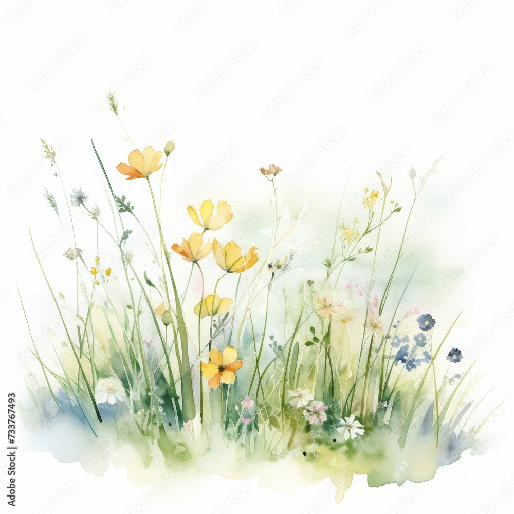 Soft watercolor illustration featuring a variety of delicate wildflowers, with a gentle wash of color suggesting a fresh, spring meadow.
Soft watercolor illustration featuring a variety of delicate wildflowers, with a gentle wash of color suggesting a fresh, spring meadow.