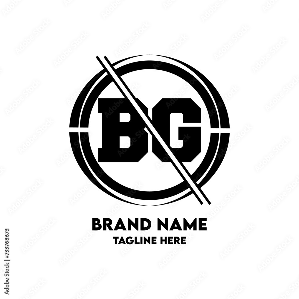 BG Logo Design And Monogram logo BG Logo Design And Monogram logo
