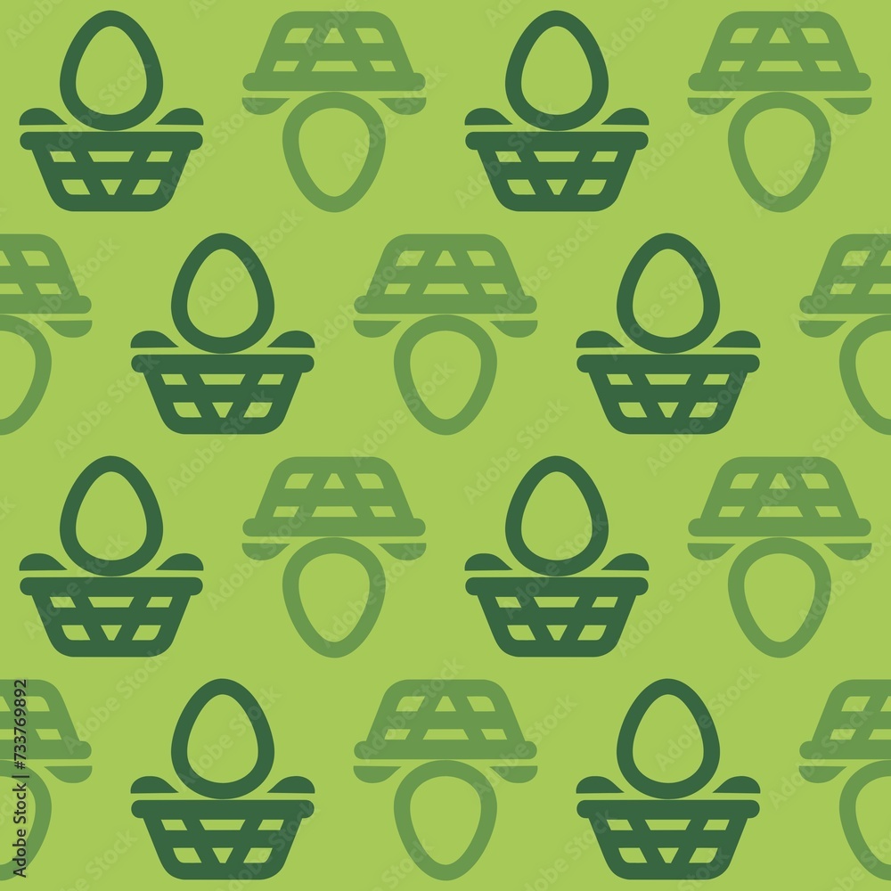 Easter seamless pattern Easter seamless pattern