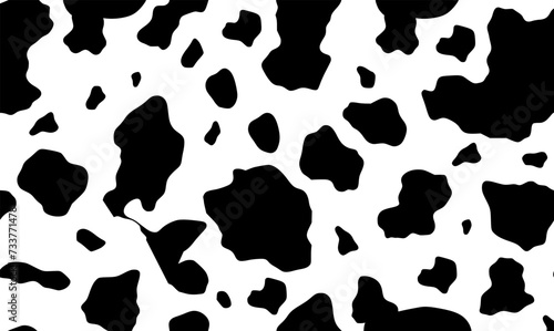 dairy cows / dalmation skin seamless pattern vector, for wallpaper, background or patterns, fabric motifs