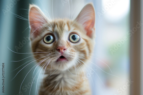 The surprised cat © Anastasiia Trembach
