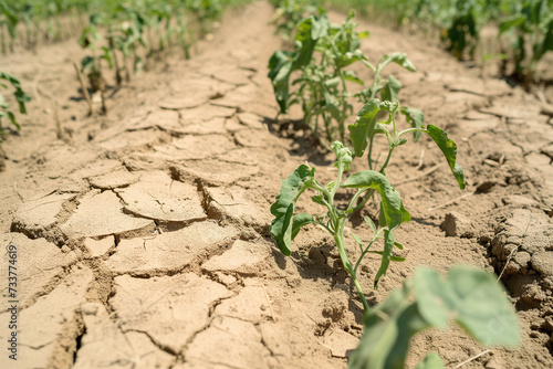 drought in the agricultural field