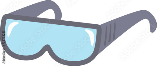 Songkran Fashion Waterproof Glasses Protect Eyes Illustration