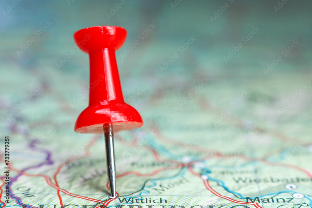 Wittlich pin on map of Germany Wittlich pin on map of Germany