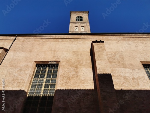 bell tower of the church