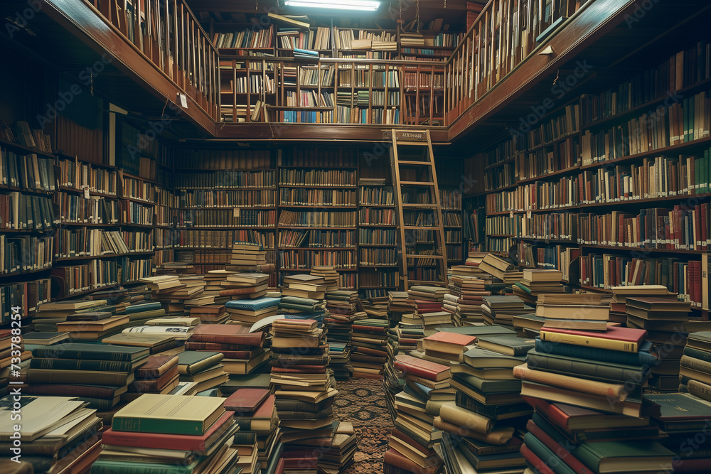 Obraz premium large library