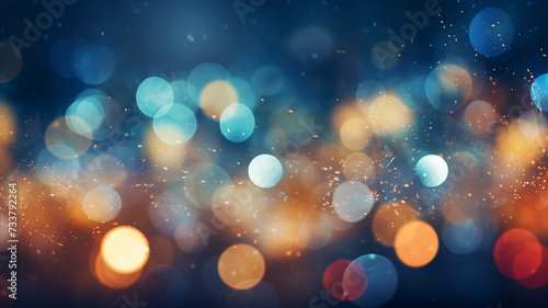 Abstract bokeh background. photo