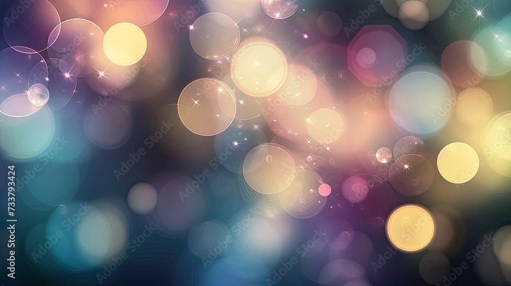 Obraz premium Abstract Bokeh Background with vignette effect