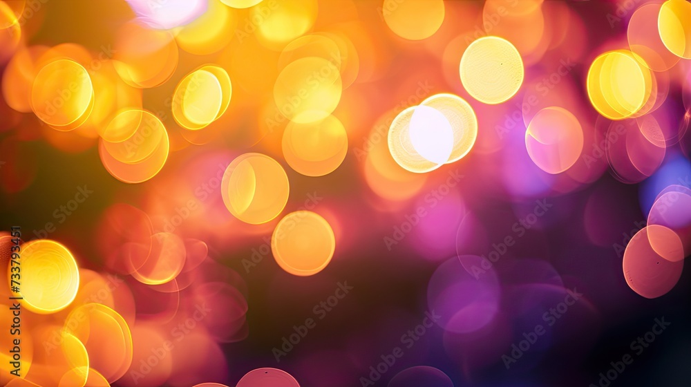 Abstract Bokeh Background with vignette effect Abstract Bokeh Background with vignette effect
