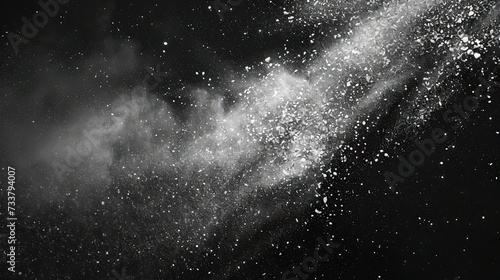 black dust and speckle texture on white background