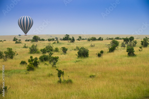 Lot balonem nad Masai Mara Park narodowy Kenya