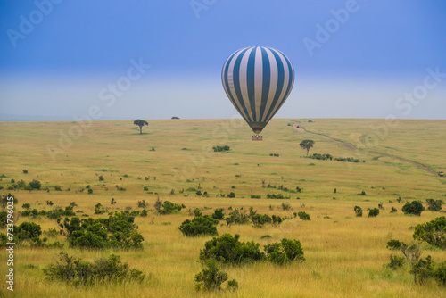 Lot balonem nad Masai Mara Park narodowy Kenya