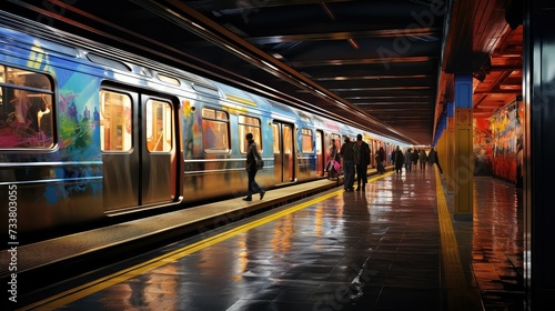 commute new york subway photo
