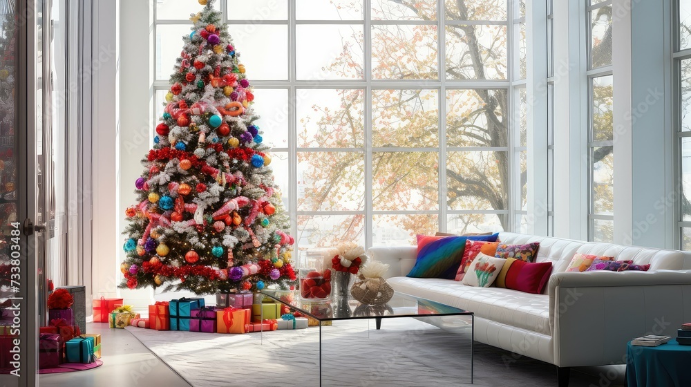 Fototapeta premium trendy modern holiday pattern