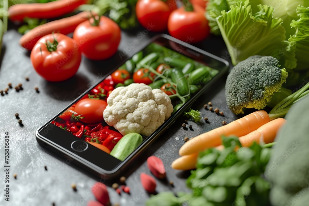 vegetables on a plate vegetables on a plate