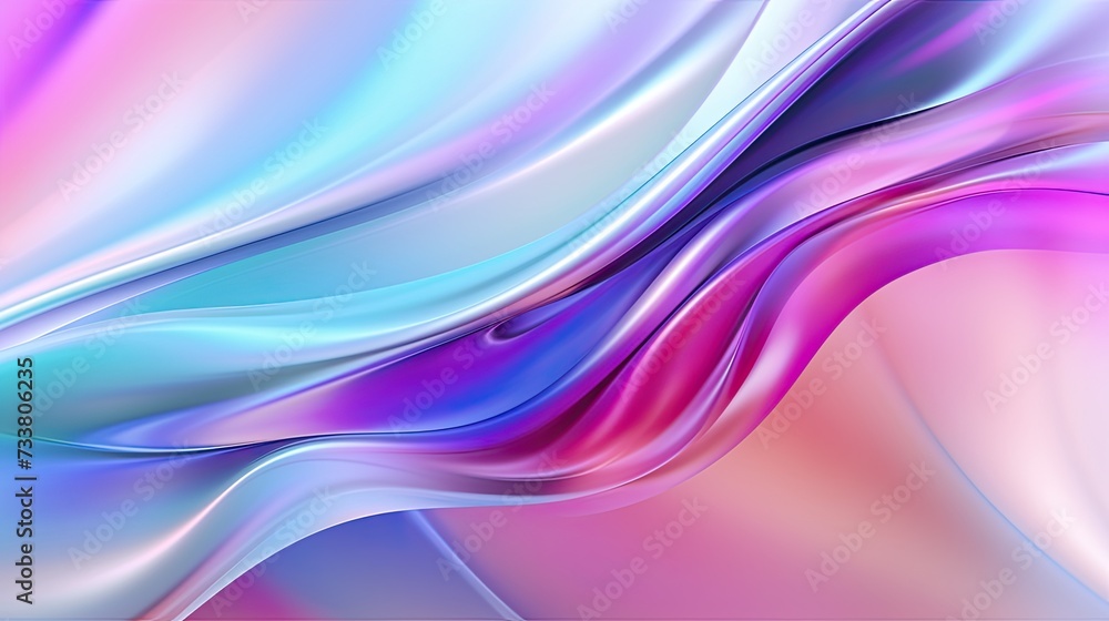 Naklejka premium Abstract Holographic Rainbow Color Background