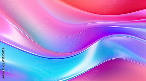 Abstract Holographic Rainbow Color Background