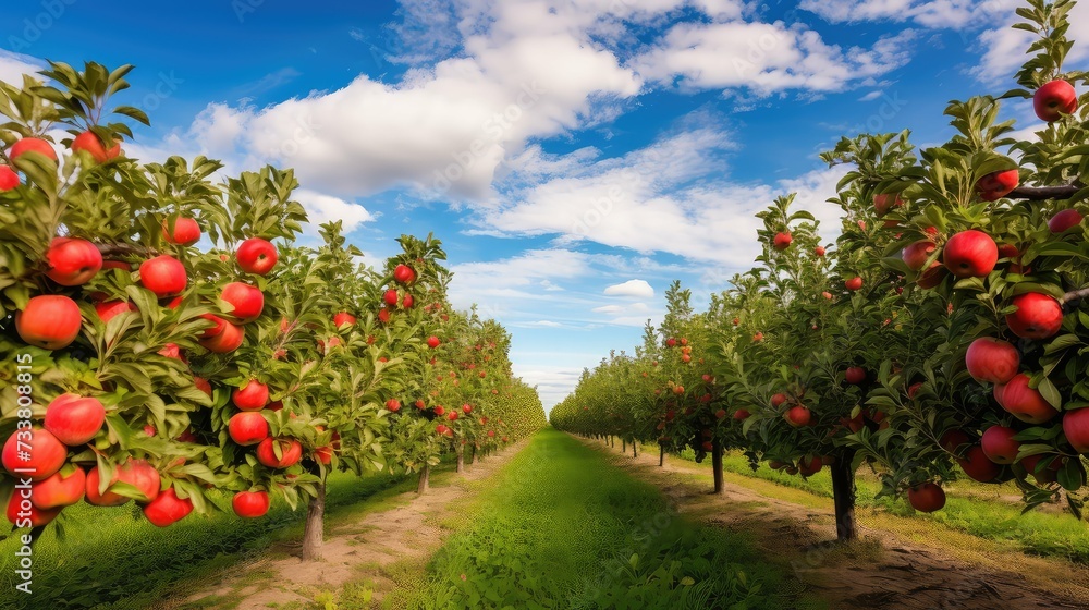 fruit apple farm