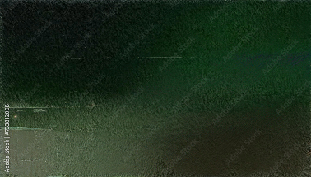 dark green neutral glitch background, grainy texture, soft glow, space for text; abstract surface used as background