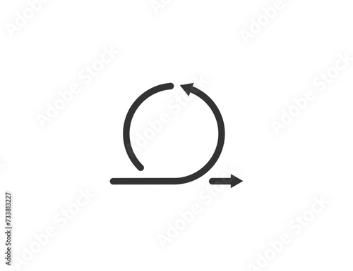 Agile development, plan icon. Vector illustration.