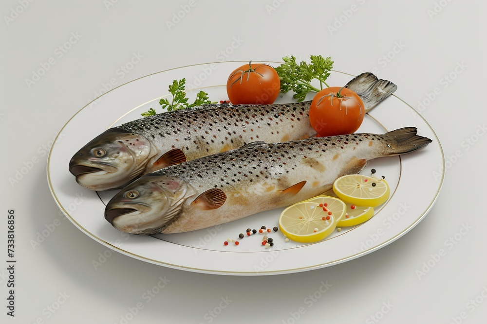 trout with vegetables trout with vegetables