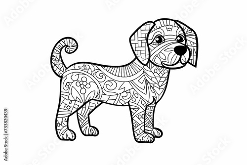 printable picture  coloring book with animals 