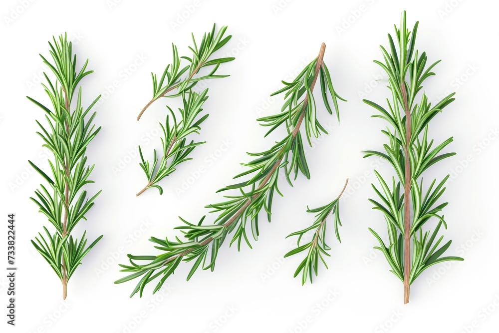 bamboo leaves isolated on white bamboo leaves isolated on white