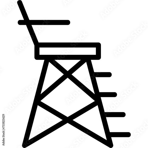 Lifeguard Chair Icon