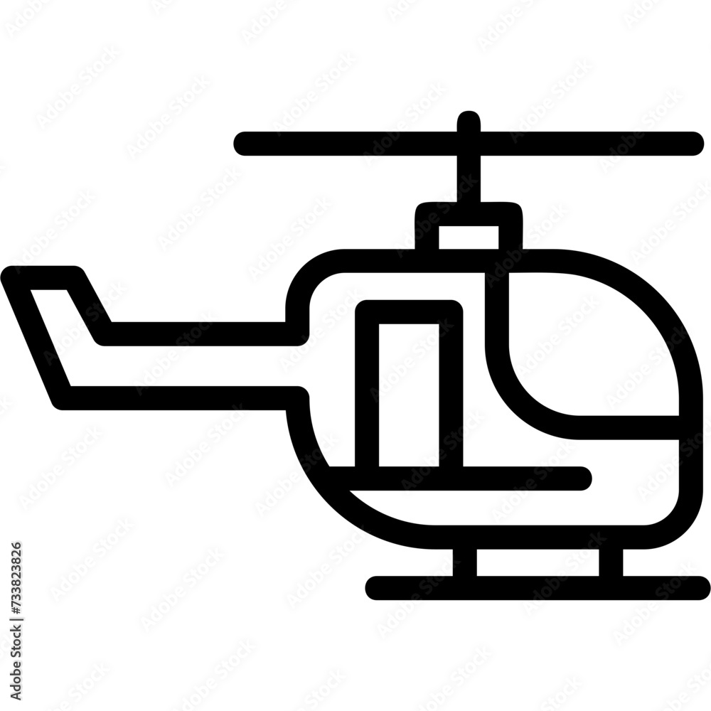 Helicopter Icon Helicopter Icon