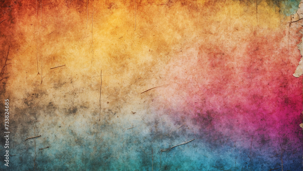 Abstract colorful background in grunge style