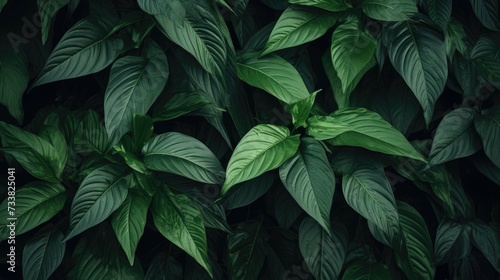 Glamorous Dark Green Foliage Texture © Classy designs