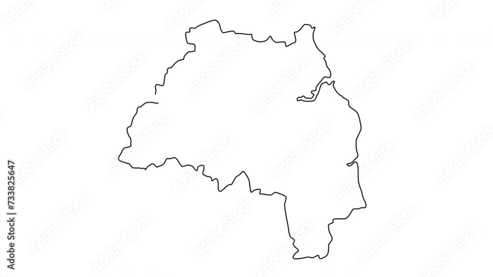animated sketch map of Newcastle upon Tyne in england animated sketch map of Newcastle upon Tyne in england