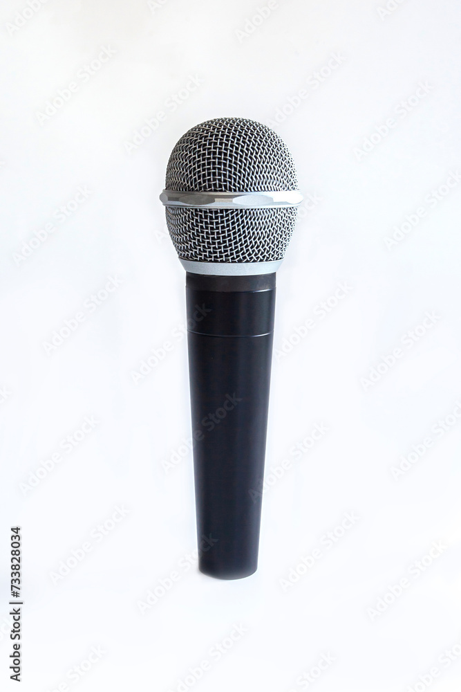 Wireless Microphone isolated on white background Wireless Microphone isolated on white background
