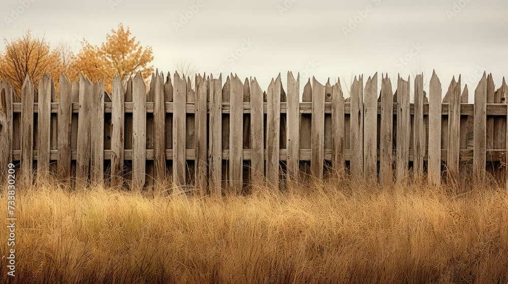 Fototapeta premium agriculture wood farm fence