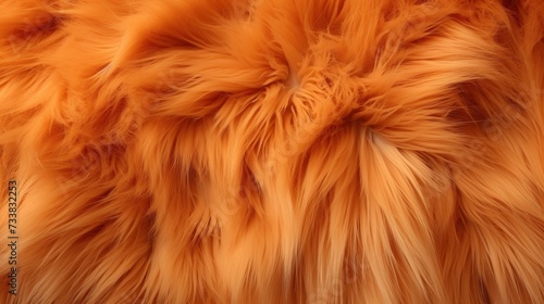 Smooth and soft orange cat fur texture, animal hair texture concept background.