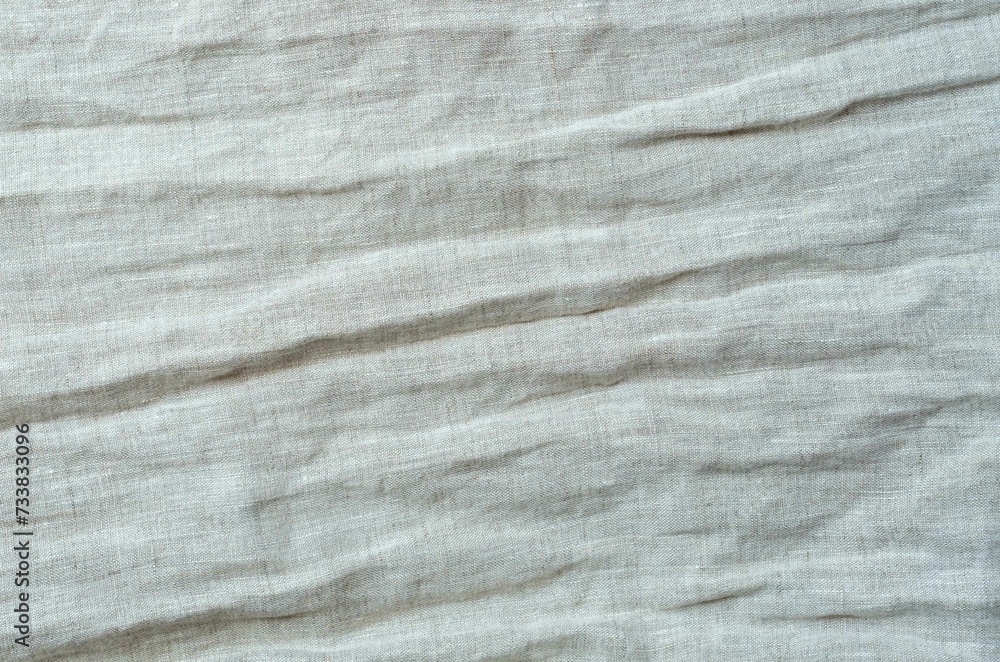 Natural linen wrinkled texture fabric Natural linen wrinkled texture fabric