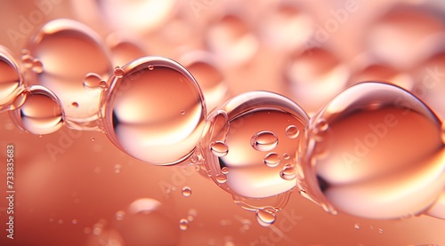 close up of bubbles in water