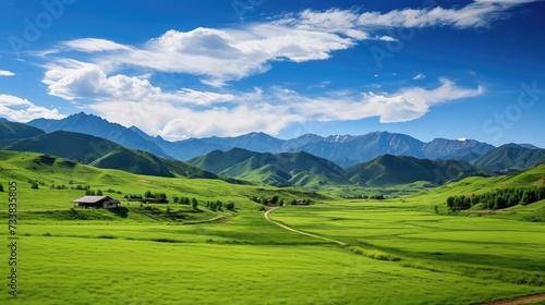 rural farm mountain