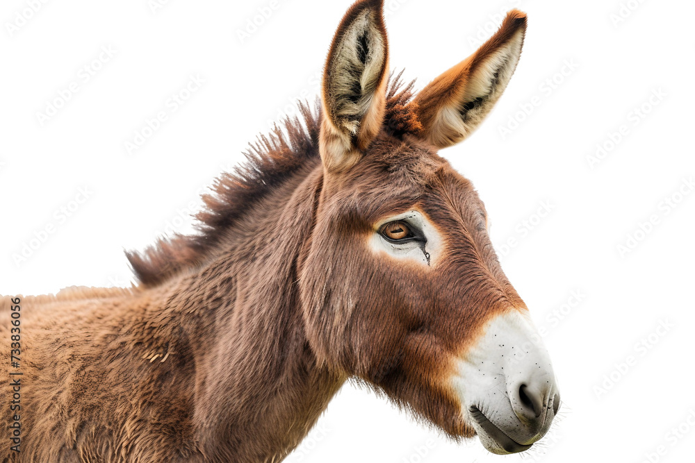 The Donkey Chronicles on Transparent Background, PNG, Generative Ai