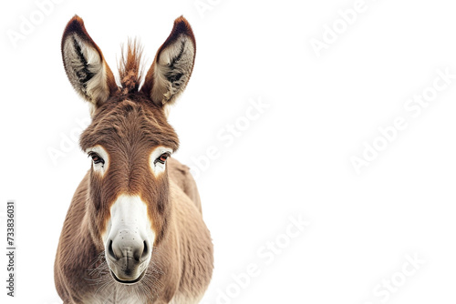 The Donkey's Journey on Transparent Background, PNG, Generative Ai