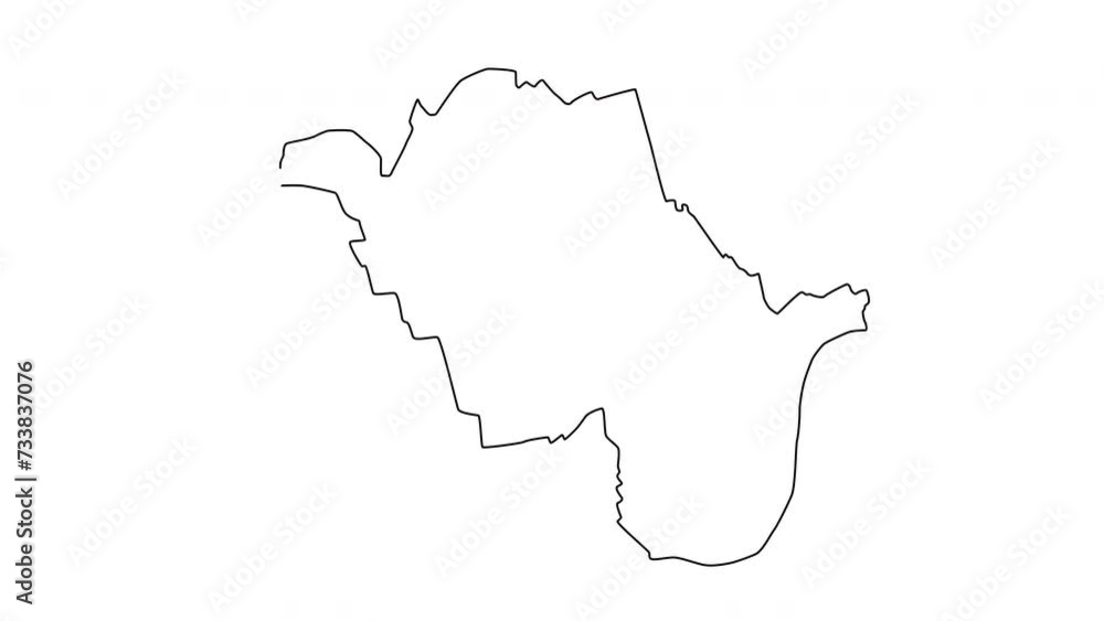 animated sketch of the map of Westminster in England animated sketch of the map of Westminster in England
