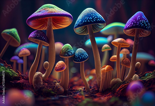 Psychedelic mushrooms. Background. Generative AI