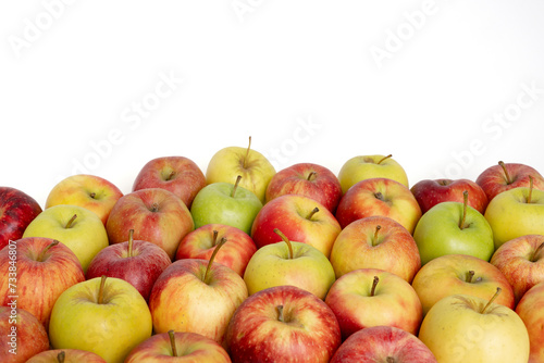 viele, verschiedene Äpfel photo