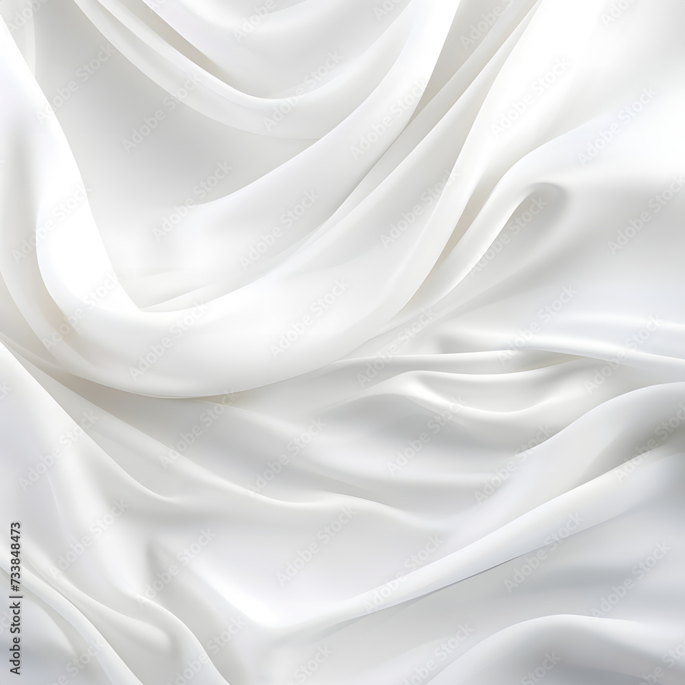 Folding wave white fabric. Folding wave white fabric.