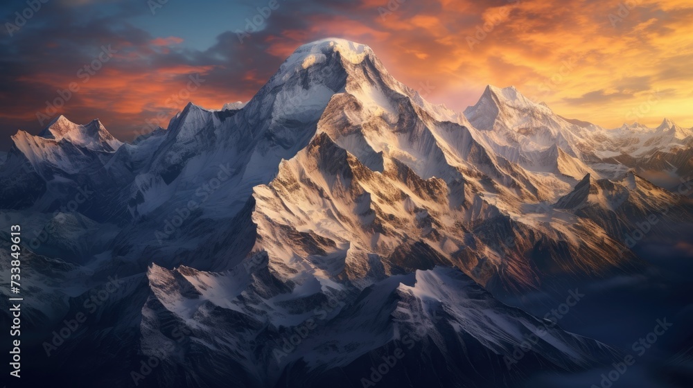 Aerial view of mountain landscape. Drone shooting. Aerial view of mountain landscape. Drone shooting.