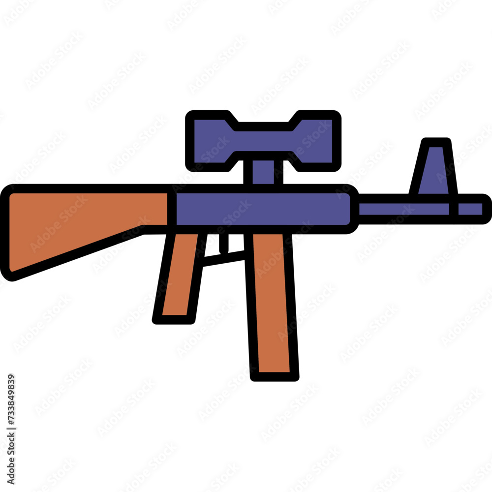 Assault Rifle Icon Assault Rifle Icon