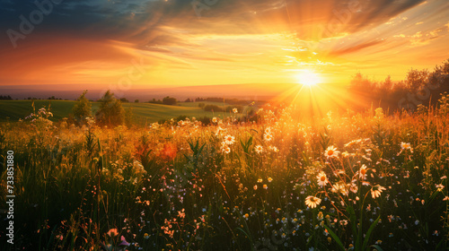 Summer solstoce landscape. © Janis Smits