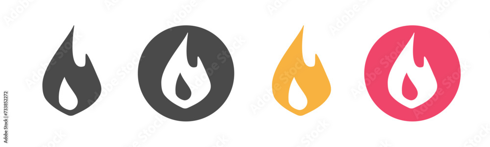 Fire flame heat icon vector simple graphic pictogram logo set, ignite flammable symbol shape silhouette flat cartoon illustration, fireplace hot button, blaze burn danger sign image clipart Fire flame heat icon vector simple graphic pictogram logo set, ignite flammable symbol shape silhouette flat cartoon illustration, fireplace hot button, blaze burn danger sign image clipart